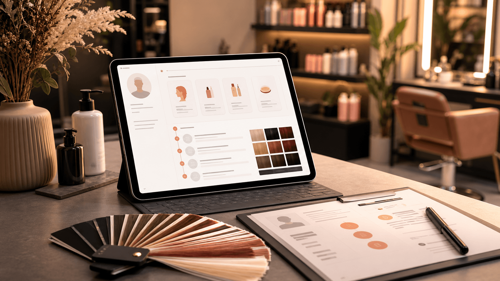 CRM per parrucchieri con schede cliente e storico trattamenti