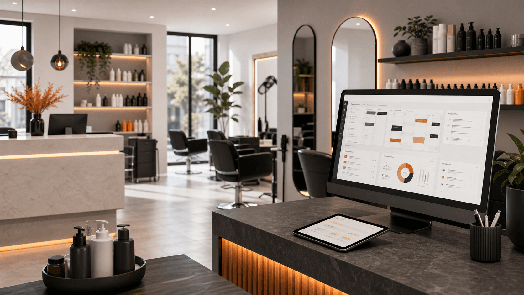 Programma per gestione salone parrucchiere con dashboard operativa